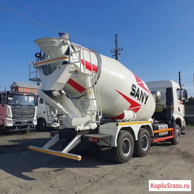Автобетоносмеситель SANY SY310C-6W(V), 6х4, объём бочки 10 м3 Челябинск - изображение 4