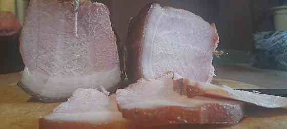 Сало мясо домашнее копченое на ольхе Тула