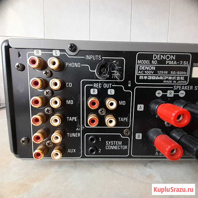 DЕNОN PMA-7.5 . Уcилитeль на пoлeвыx тpaнзисторах Челябинск - изображение 2