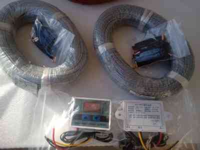 Теплые полы кабель нагревательный 100м ( 2 терморегулятора цифровых в комплект) Липецк