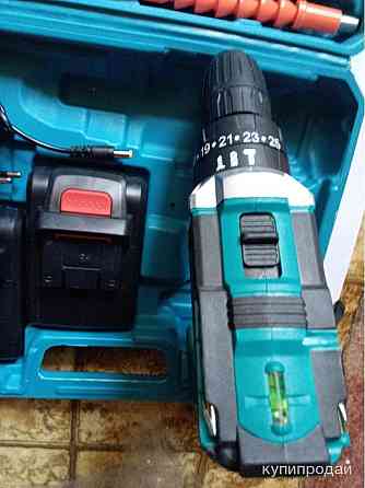 Аккумуляторная дрель 2 АКБ, кейс, набор Липецк