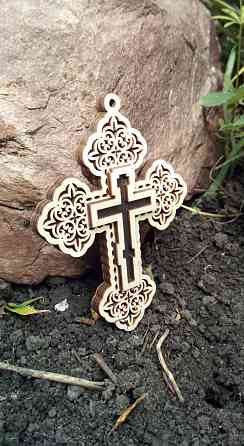 Крест автомобильный на присоске Алексеевка