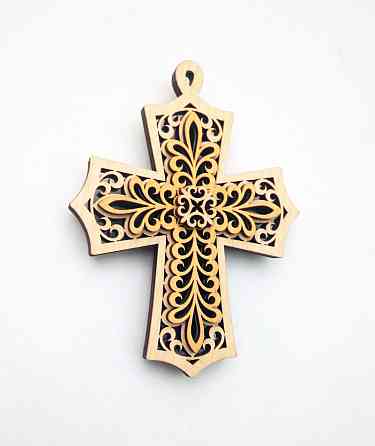 Крест декоративный в машину Алексеевка