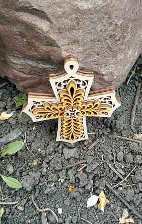 Крест декоративный в машину Алексеевка