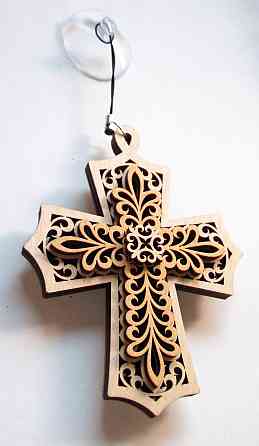 Крест декоративный в машину Алексеевка