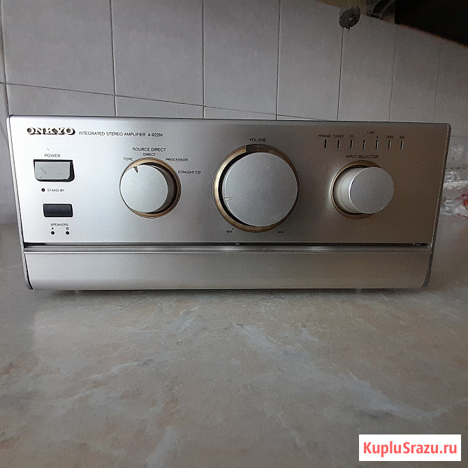 Onkyo А-922M полный усилитель. Made in Japan Челябинск - изображение 1