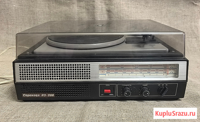 Стационарная транзисторная радиола "Серенада РЭ-208" СССР Электросталь - изображение 1