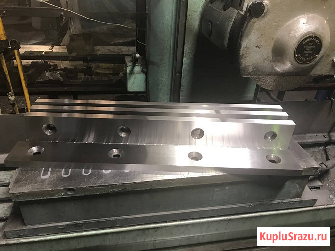 Заточка-шлифовка ножей для гильотины до 7000мм в короткие сроки. Изготовление ножей.ООО ТПЗ-Тула Москва - изображение 1