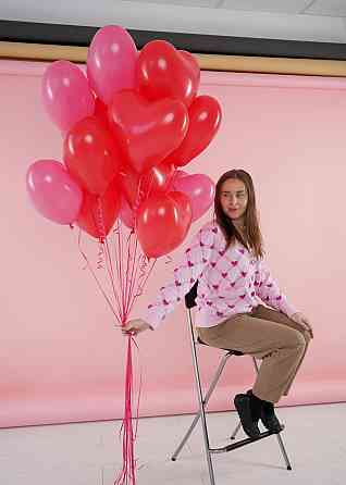 Шары-сердца как способ сказать о любви 