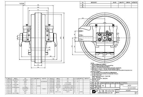 Направляющее колесо 13Y-30-00030 бульдозеров Komatsu D61 Санкт-Петербург