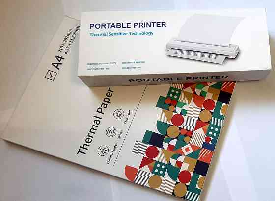 Принтер А4, портативный, чёрно-белый, с блютузом Волгоград