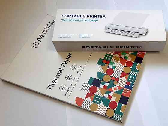 Принтер А4, портативный, чёрно-белый, с блютузом Волгоград