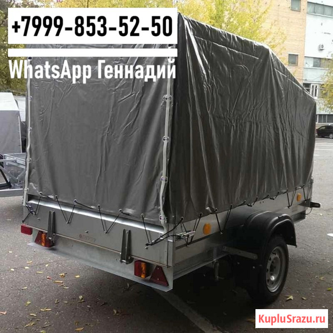Прицеп Трейлер 829450 2.5х1.5м со скошенным тентом Ханты-Мансийск - изображение 3