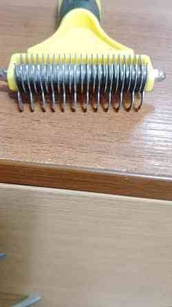 Двусторонняя щетка для собак и кошек из стали Сочи