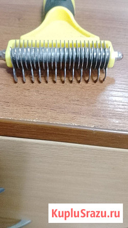 Двусторонняя щетка для собак и кошек из стали Сочи - изображение 3