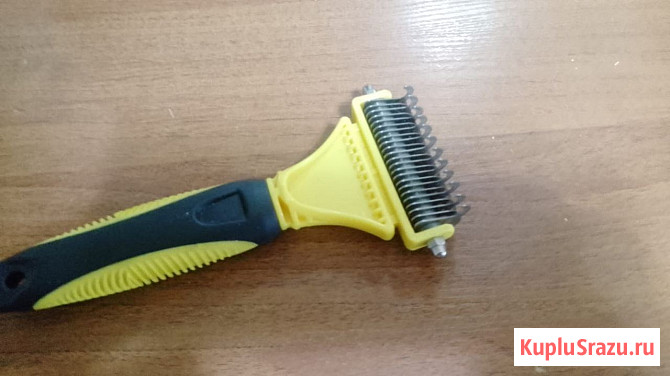 Двусторонняя щетка для собак и кошек из стали Сочи - изображение 1