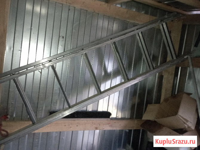 Лестница алюмин. раздвижная 2 секции по 3.6м Санкт-Петербург - изображение 2