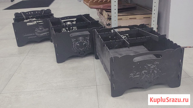 Продажа. Мангал складной с гравировкой в Хабаровске Хабаровск - изображение 3