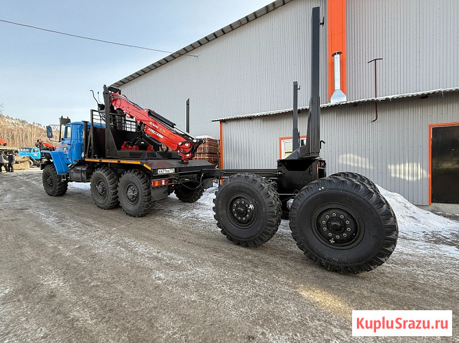 Лесовоз Урал с манипулятором и прицепом роспуском Архангельск - изображение 2