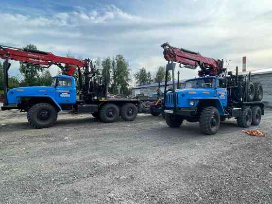 Урал 5557 усиленый капремонт с новым КМУ и прицепом Архангельск