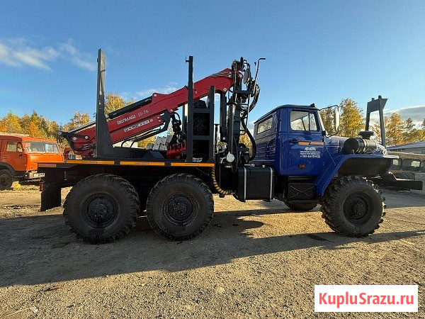 Заводские лесовозы Урал капремонт с КМУ и прицепом в наличии Нижний Тагил - изображение 3