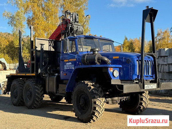 Заводские лесовозы Урал капремонт с КМУ и прицепом в наличии Нижний Тагил - изображение 2