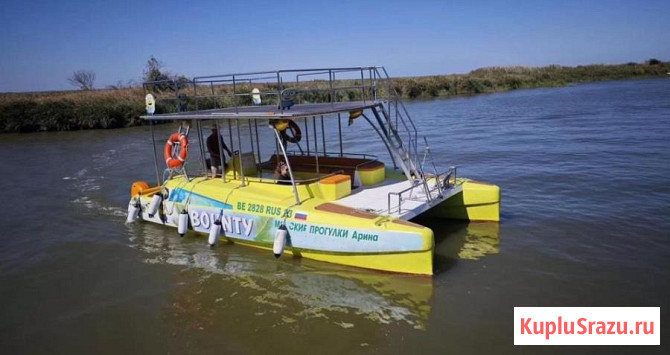 Катамаран Кайман-800 бизнес 2 этажа до 40 человек Ставрополь - изображение 1