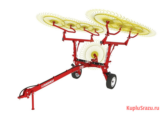 Грабли Кормилец 5 колес, 9 колес Уфа - изображение 1