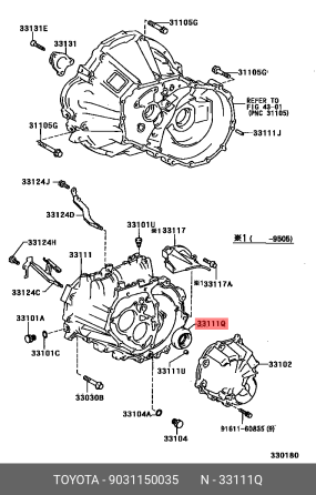 90311-50035 Сальник привода левый Toyota Москва