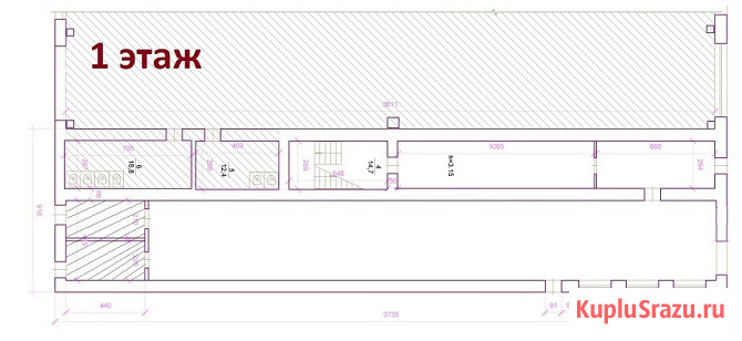 Сдам в аренду помещение свободного назначения в Новосибирске 140 кв.м Новосибирск - изображение 2