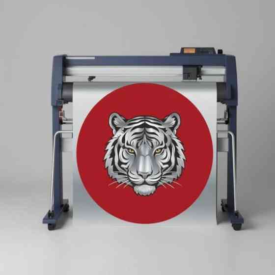 Печать на пленке и контурная резка наклеек в Красноярске Красноярск