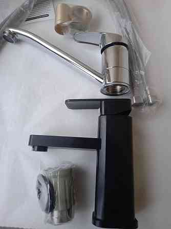 Смеситель стильный новый, горячая и холодная вода Липецк