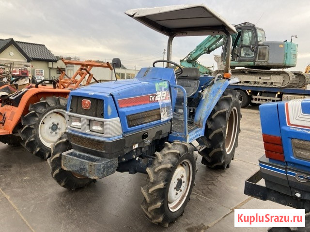 Минитрактор Iseki TK29F крыша 4х4 наработка 854 мч Москва - изображение 1
