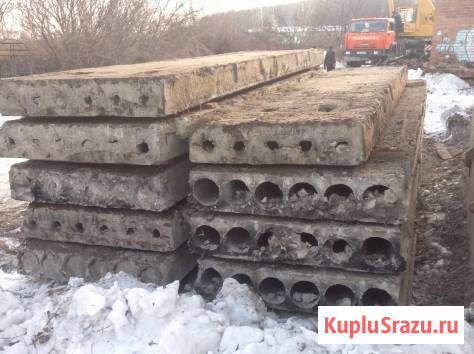 Продаю плиты перекрытия б/у в хорошем состоянии Барнаул - изображение 1