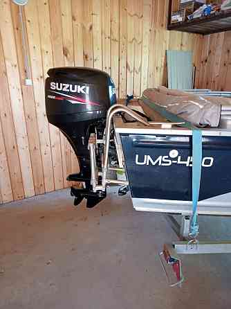 Комплект: Катер UMS-450 c двигателем Сузуки-50 на прицепе Конаково