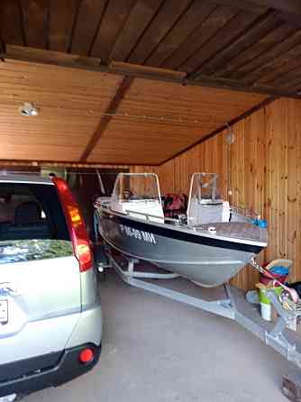 Комплект: Катер UMS-450 c двигателем Сузуки-50 на прицепе Конаково