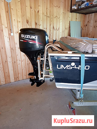 Комплект: Катер UMS-450 c двигателем Сузуки-50 на прицепе Конаково - изображение 2