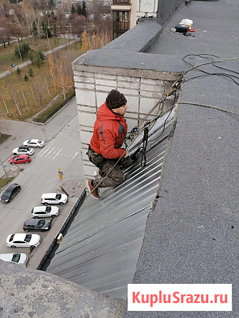 Установка крыш балконов. Ремонт балконных козырьков Новосибирск - изображение 1