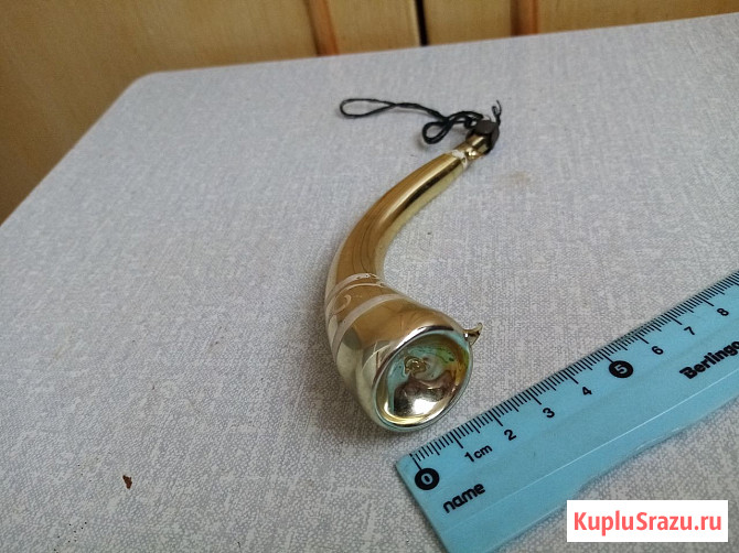 Игрушка ёлочная " Рожок".- 60х  - изображение 2