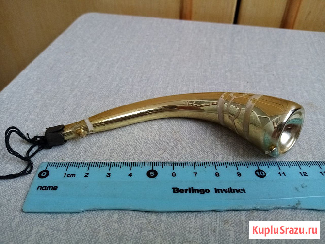 Игрушка ёлочная " Рожок".- 60х  - изображение 1