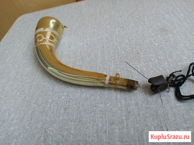 Игрушка ёлочная " Рожок".- 60х  - изображение 3