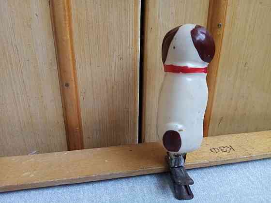 Ёлочная игрушка, собака, щенок, пёс.( СССР-50х ) 