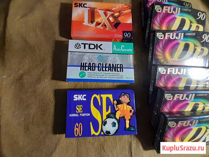 Аудиокассеты новые. 9 штук. Запечатанные Челябинск - изображение 1