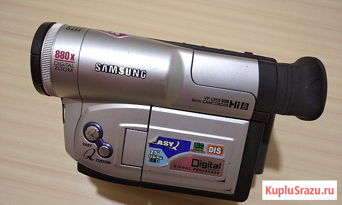 Видеокамера Samsung vp-l850 Hi 8 Digital+ аккумуляторная батарея Сыктывкар - изображение 2