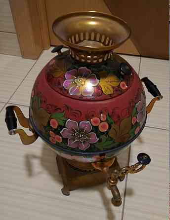 Самовар электрический хохлома 5 литров 1995 год выпуска новый Сыктывкар