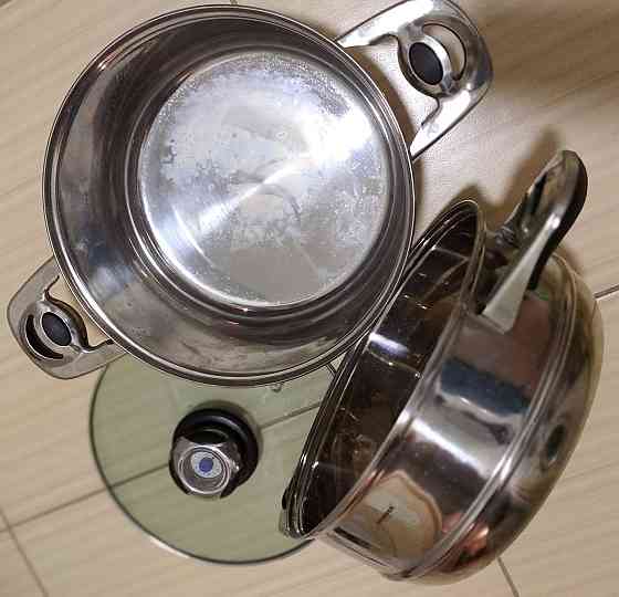 Пароварка bekker Germany 5 литров новая двойное дно из нержавеющей стали, 2 яруса крышка из проч Сыктывкар