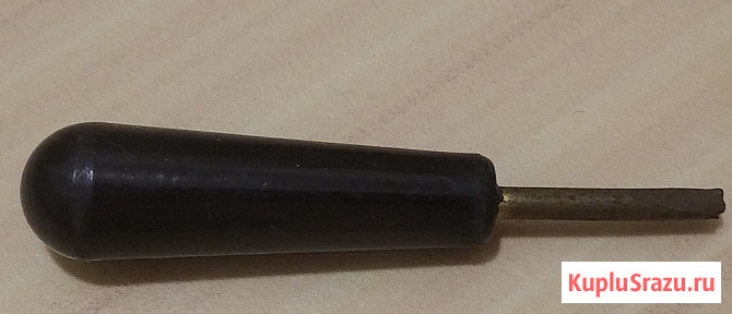 Антимагнитная отвертка для настройки авиационных приборов ось бронза ручка пластмассовая СССР Сыктывкар - изображение 2