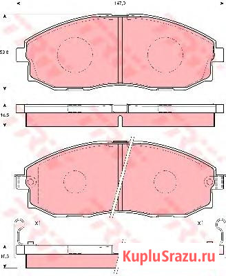 GDB3201 Колодки тормозные передние 58101-4AA00 Москва - изображение 4
