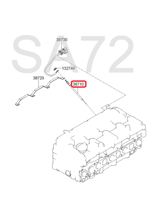 36710-4A710 Свеча накаливания Hyundai Москва