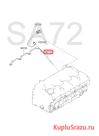 36710-4A710 Свеча накаливания Hyundai Москва - изображение 2